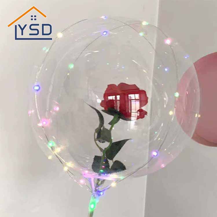 Bobo -ballon met bloem