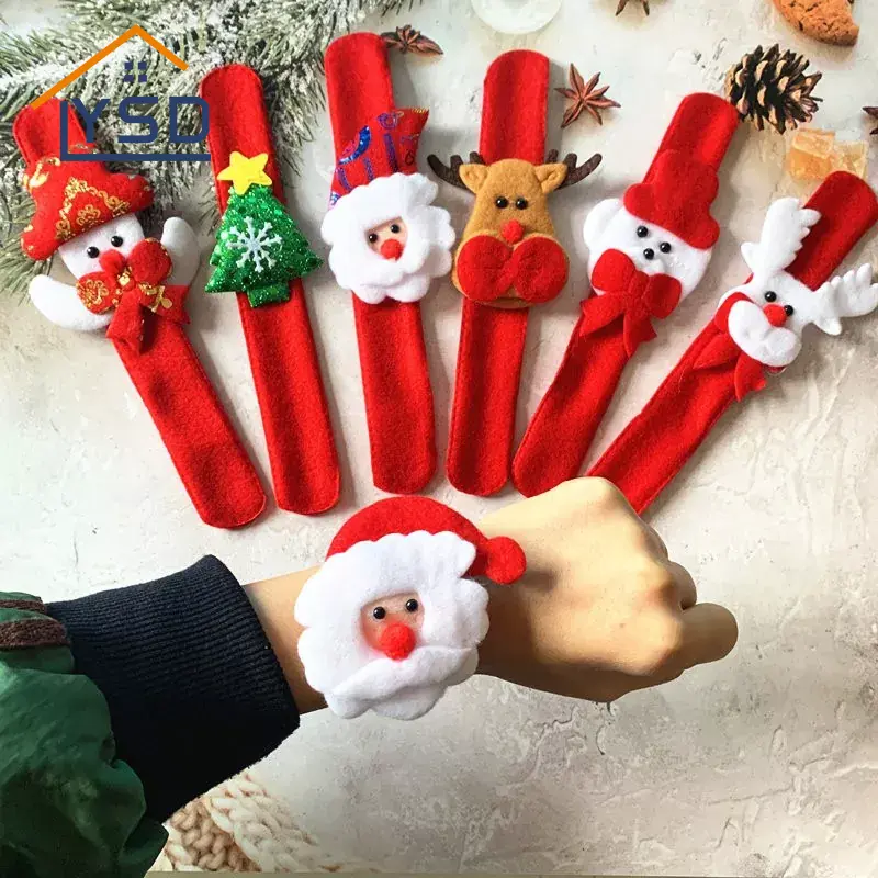 Kerst klappen ring armband