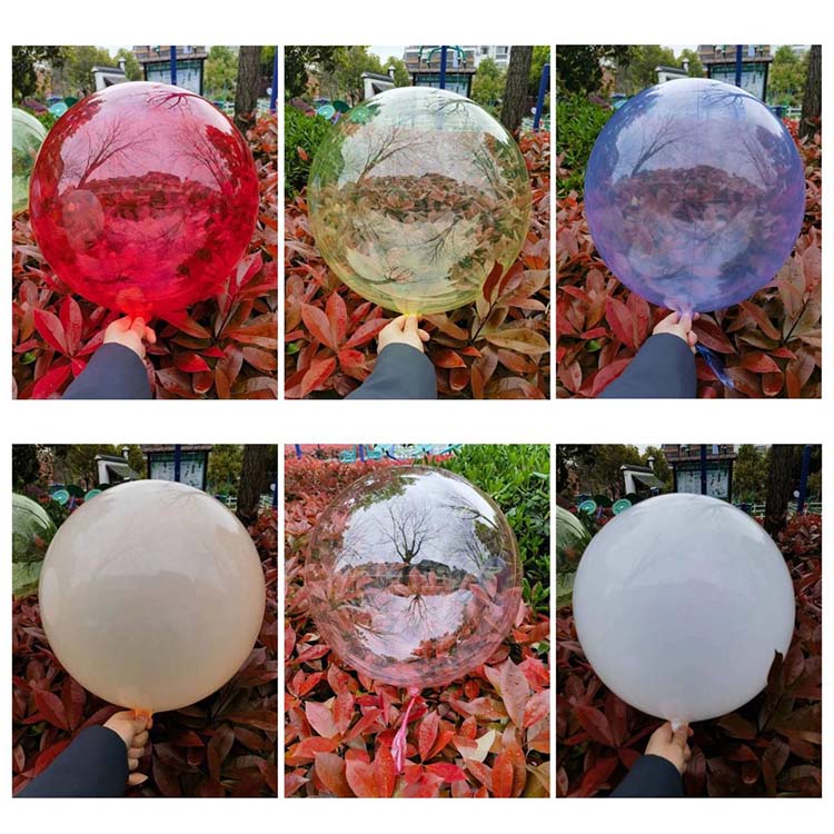 Kleurrijke kristal bobo ballon