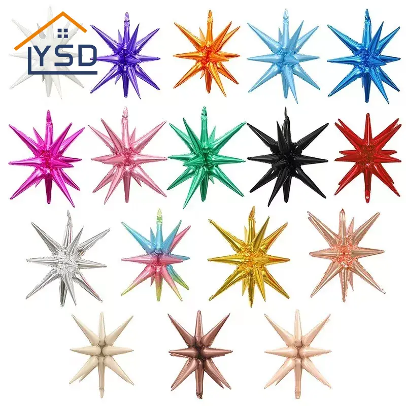 Exploderende sterrenfolieballonnen