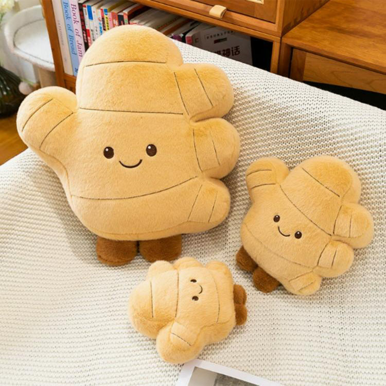 Gember knuffel met been