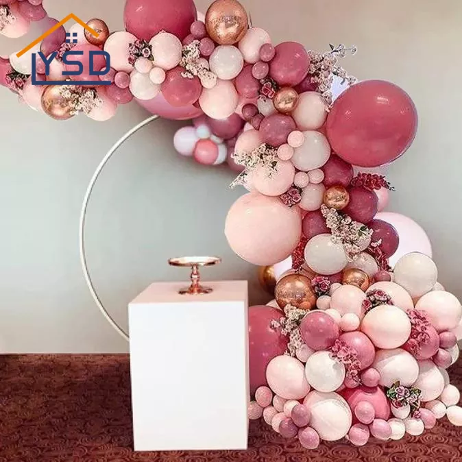 Pink Birthday Balloon Arch