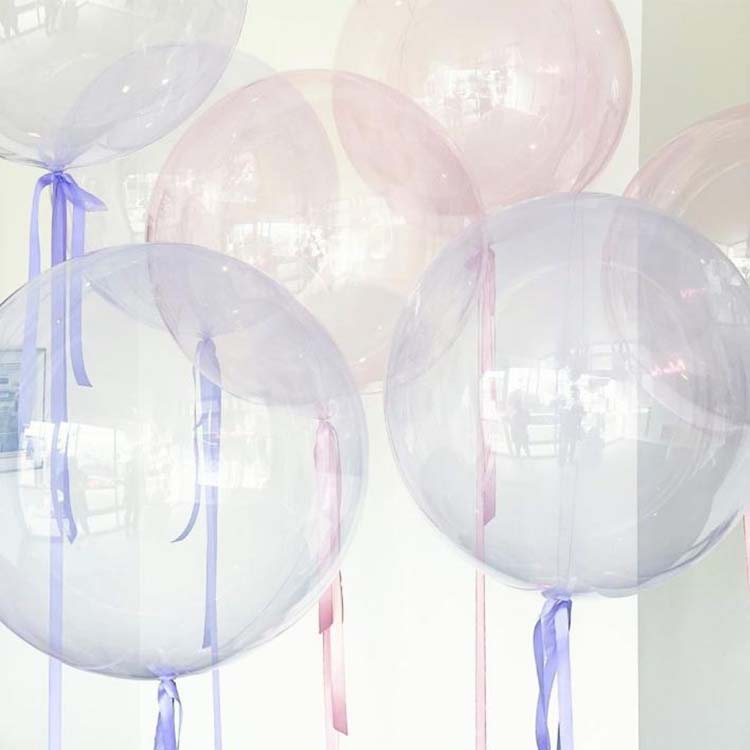 Colorful crystal bobo balloon