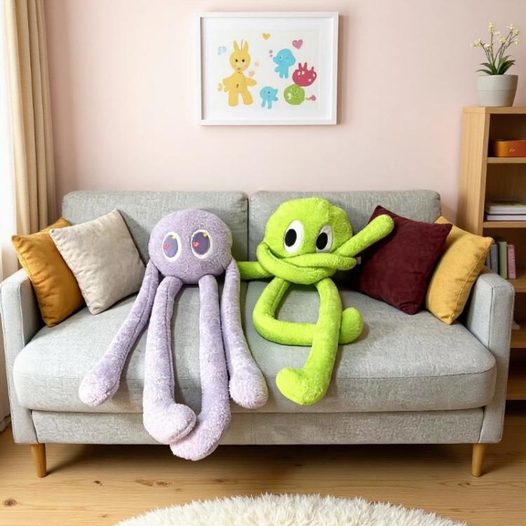 Octopus knuffel met lange benen