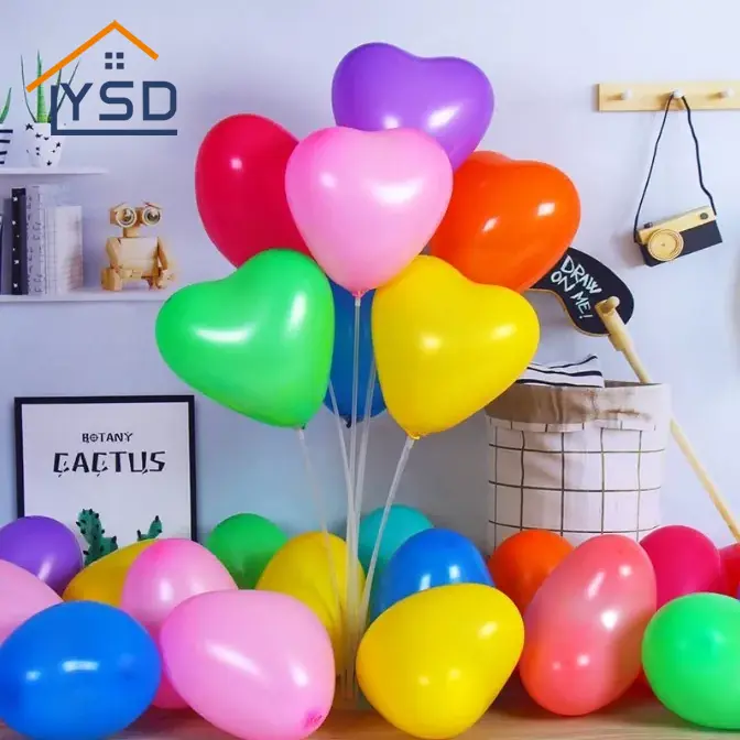 Mat hart latex ballon