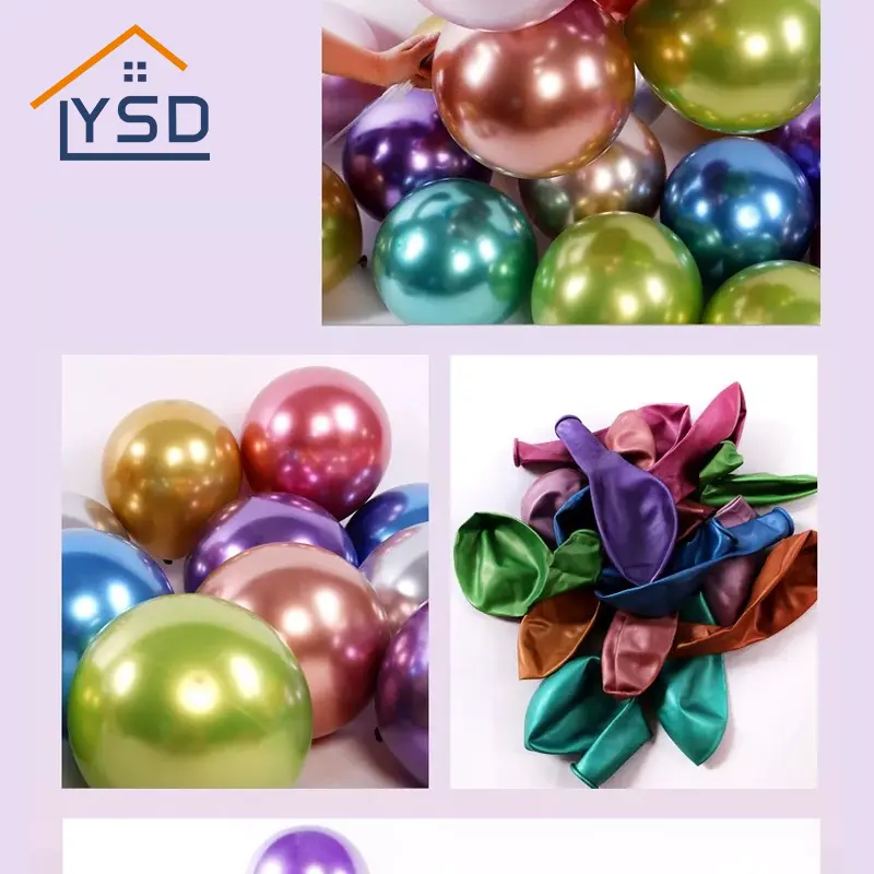 Metalen latex ballon