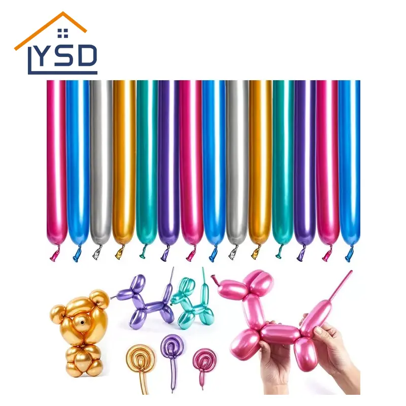 Metal magische latex ballon