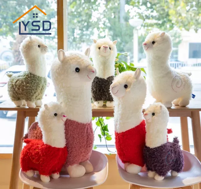 Pluche speelgoed alpaca