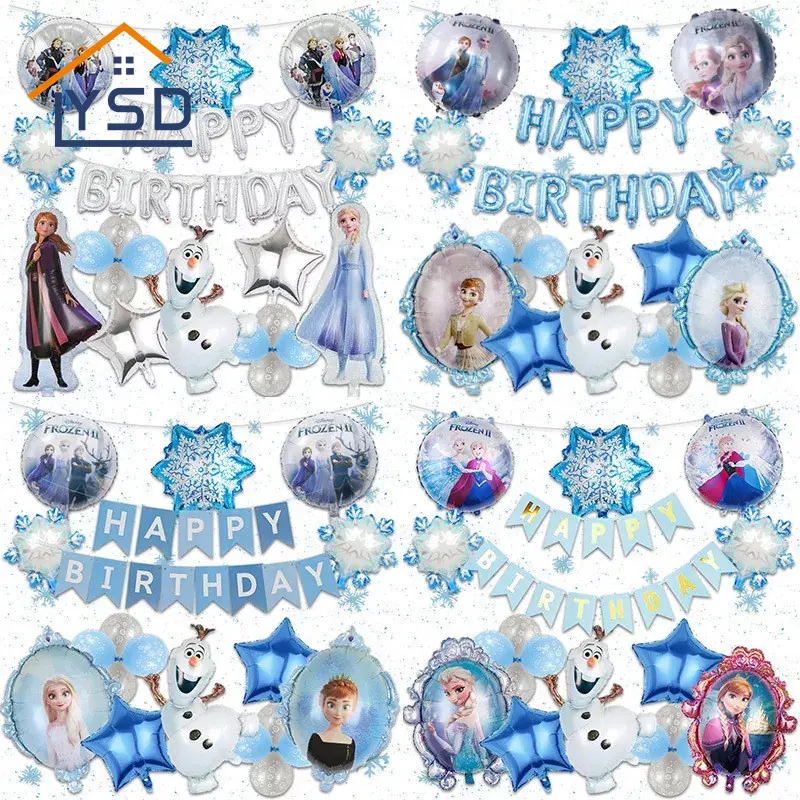 The Girl Happy Birthday Foil Ballon Set